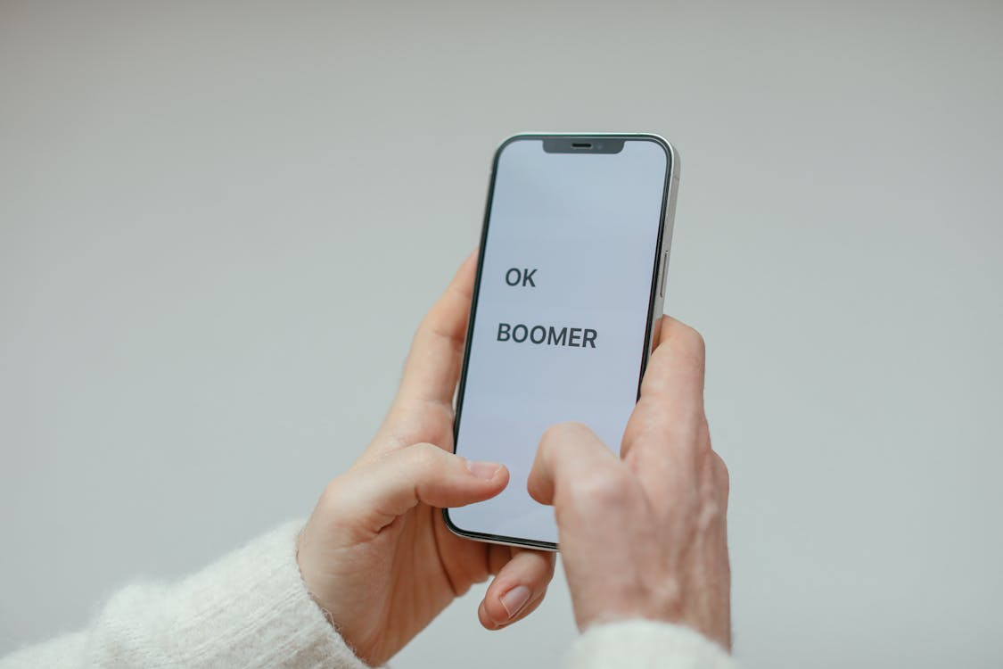 Cultural shortcut phrases like “OK boomer” used as shorthand for identity signaling.
